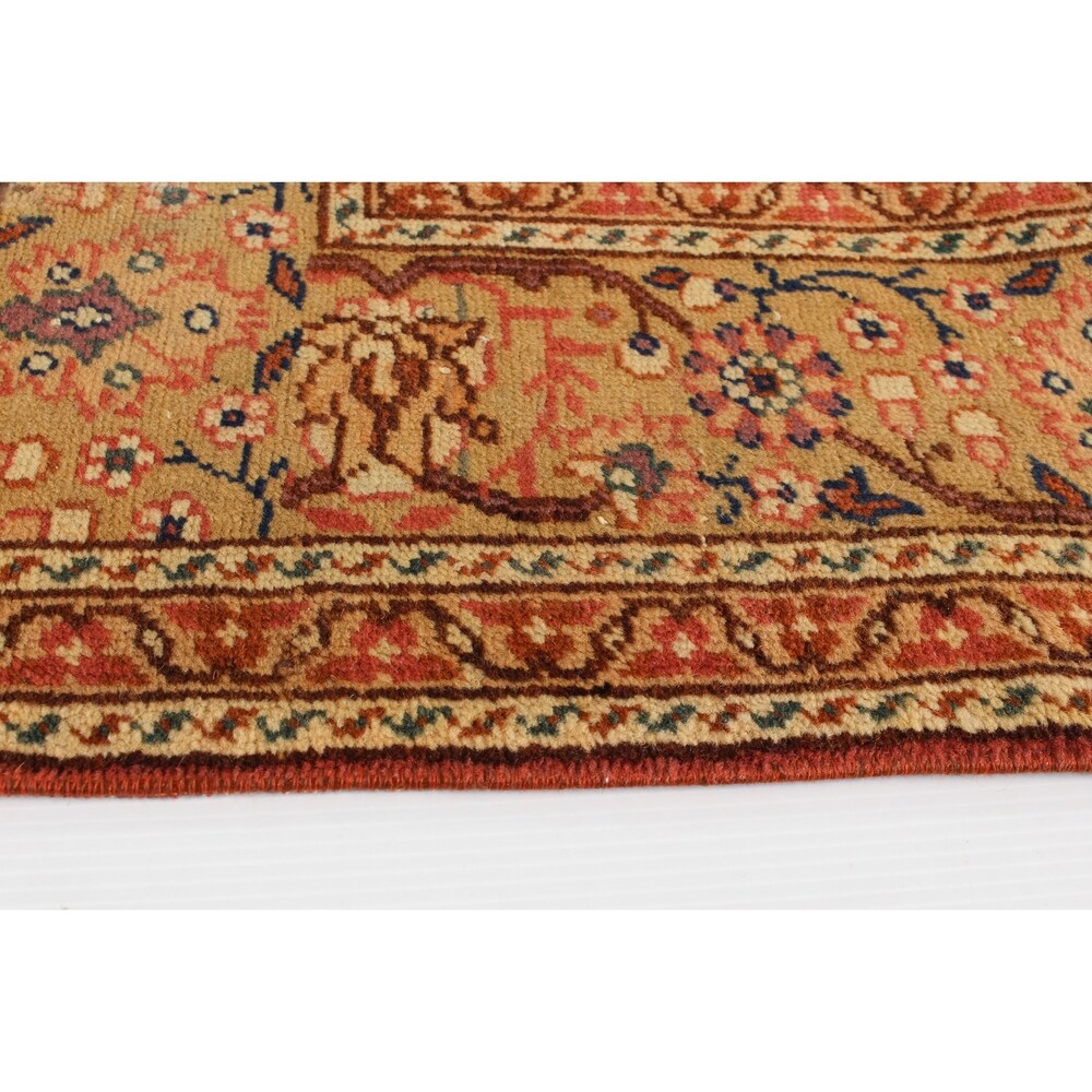 Hand-knotted Keisari Vintage Ivory Wool Soft Rug