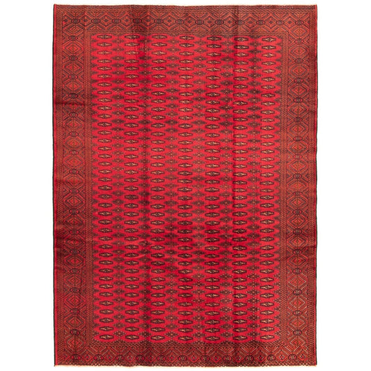 Hand-knotted Khal Red Wool Soft Rug