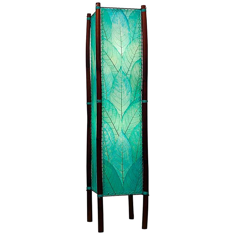 Eangee Fortune Cocoa Leaves Tower Floor Lamp