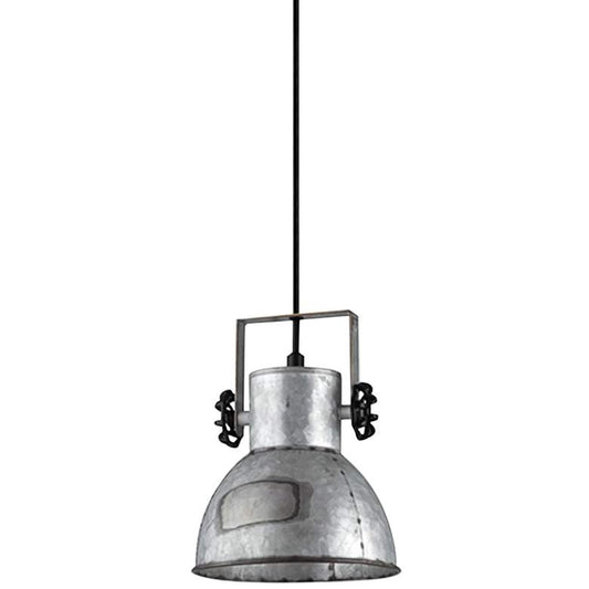Eglo Barnstaple 7" Wide Zinc and Black Mini Pendant Light