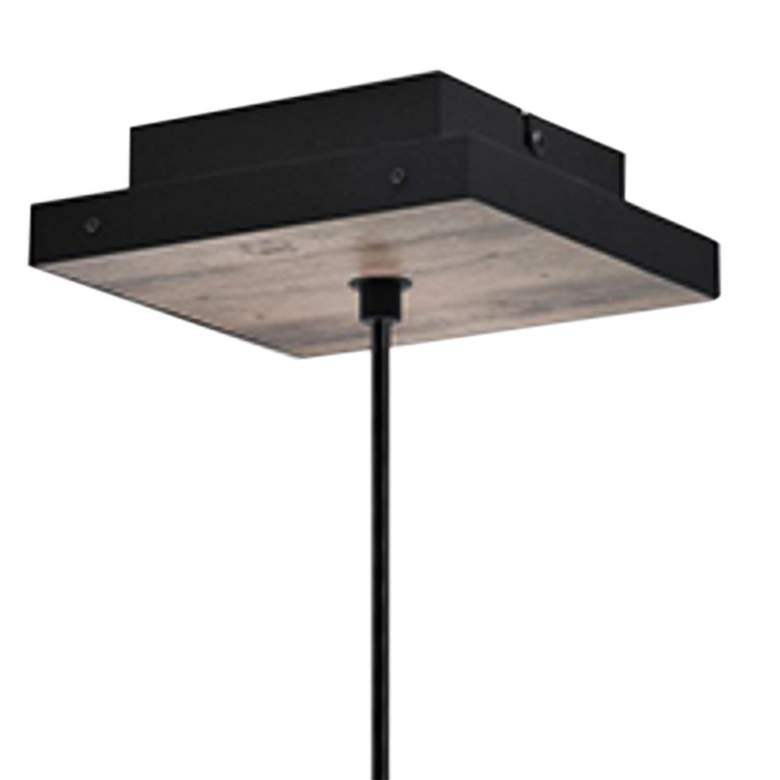 Eglo Barnstaple 7" Wide Zinc and Black Mini Pendant Light