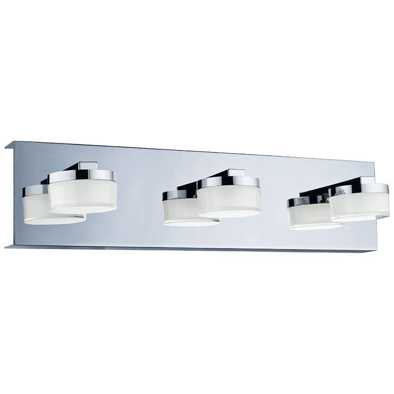 Eglo Romendo 17 3/4" Wide Chrome 3-Light LED Bath Light