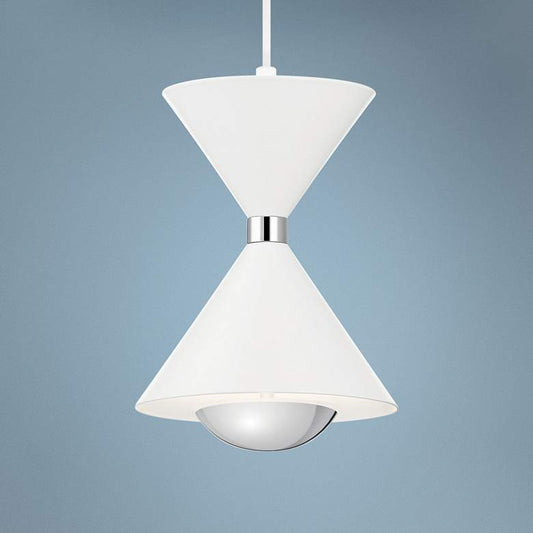 Elan Kordan 6 1/4" Wide Matte White LED Mini Pendant