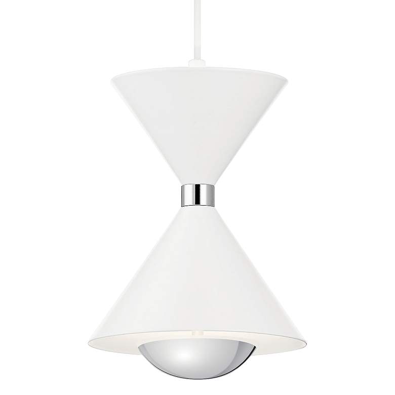 Elan Kordan 6 1/4" Wide Matte White LED Mini Pendant