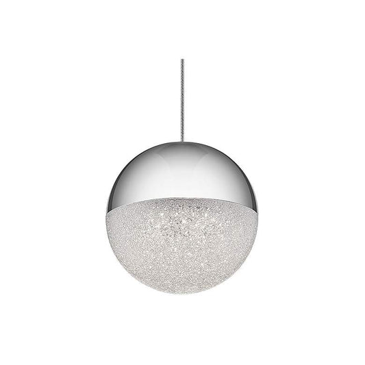 Elan Moonlit 4 3/4" Wide Chrome LED Mini Pendant