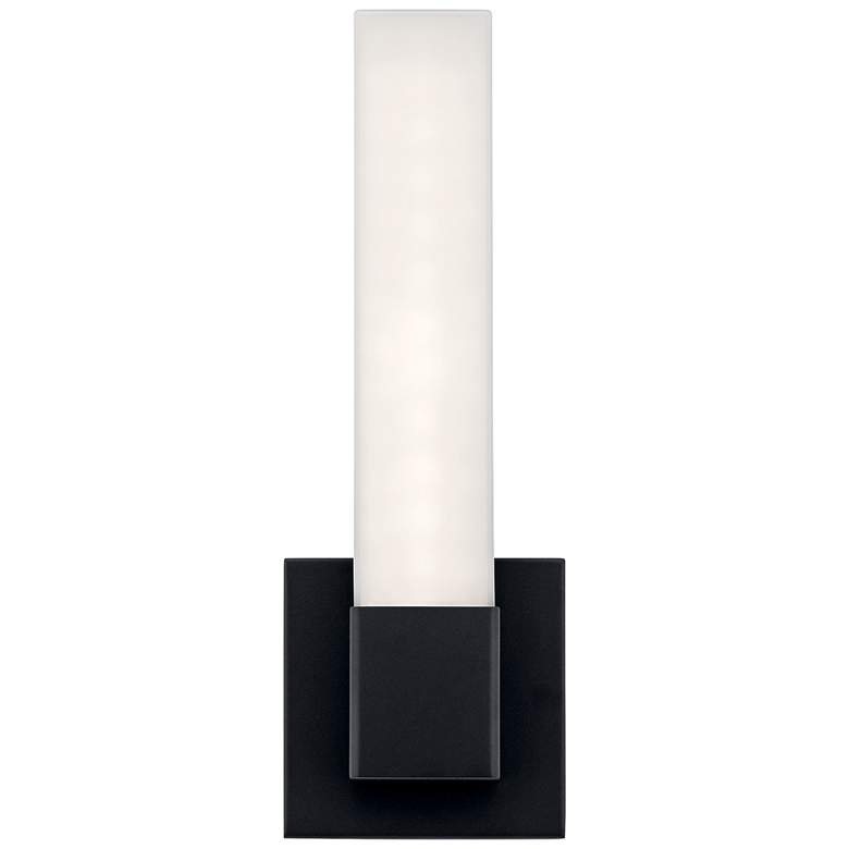 Elan Neltev 14 1/2" High Matte Black LED Wall Sconce