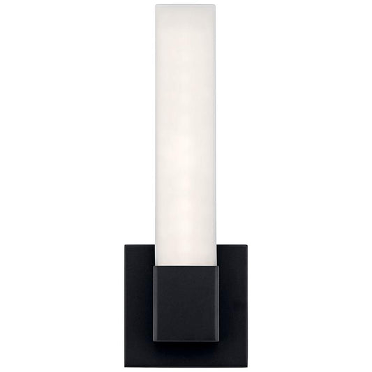 Elan Neltev 14 1/2" High Matte Black LED Wall Sconce