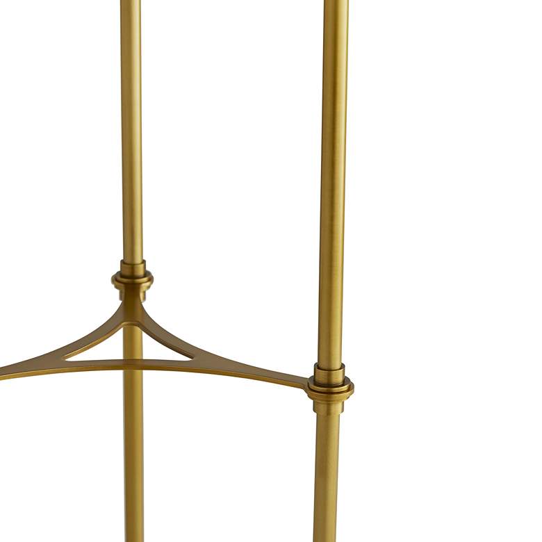 Elizabeth Antique Brass 3-Light Torchiere Floor Lamp