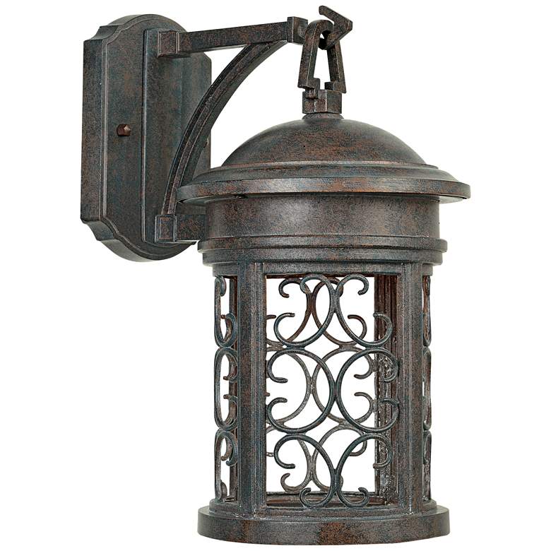 Ellington 16 1/4"H Aged Outdoor Wall Light