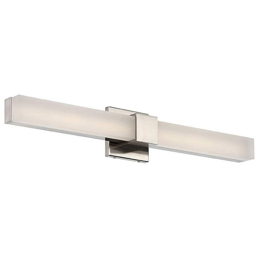 Esprit 4.5"H x 26"W 2-Light Bath Bar in Brushed Nickel