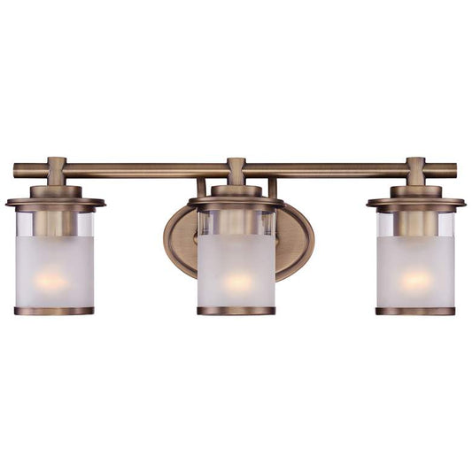 Essence 23 1/4" Wide Satin Bronze 3-Light Vanity Bath Light