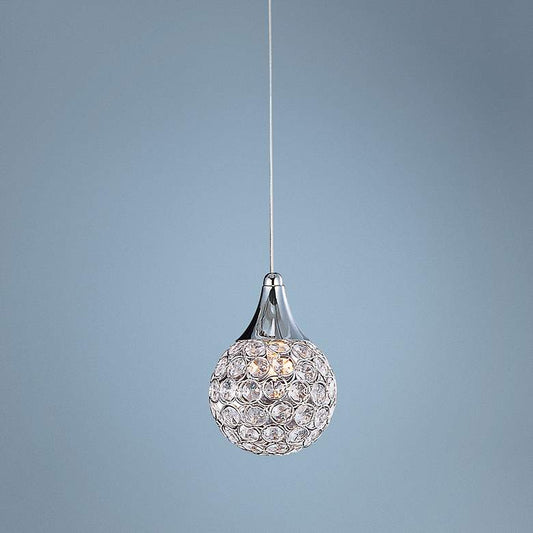 ET2 Brilliant 7" High Chrome Mini Pendant Light