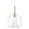 ET2 Deuce 6 3/4" Wide Smoke Glass LED Mini Pendant Light