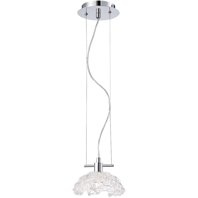 Eurofase Caramico 7 1/2" Wide Chrome Mini Pendant Light