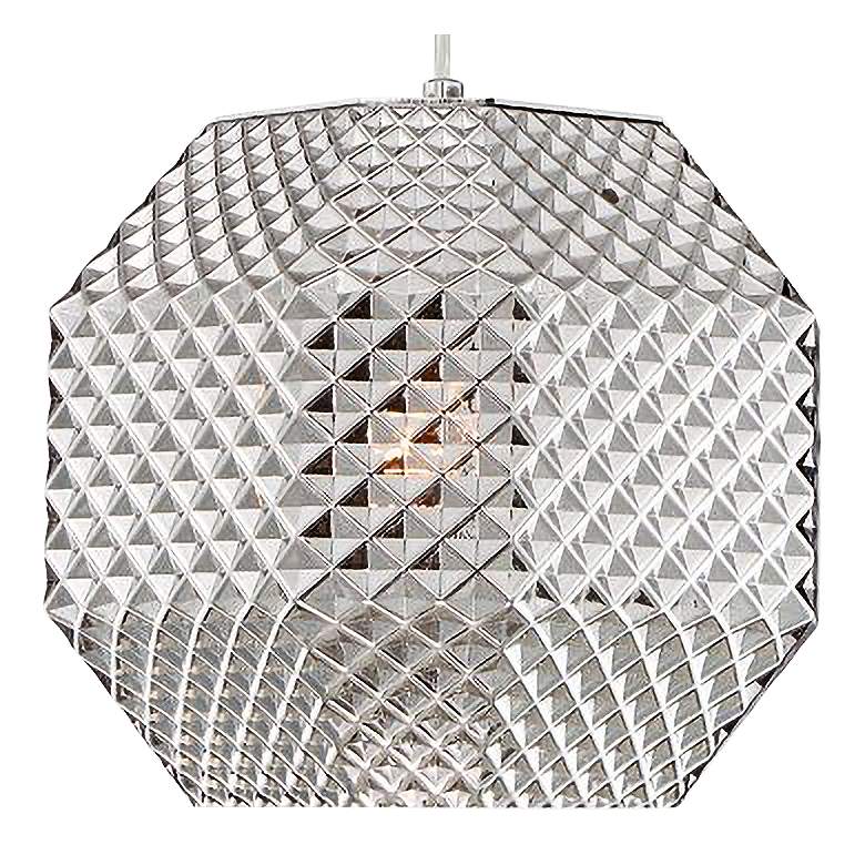 Eurofase Catalda 9" Wide Amber Glass Mini Pendant