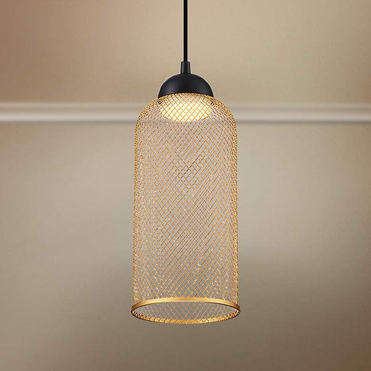 Eurofase Kenmore 5 3/4"W Mesh LED Mini Pendant Light