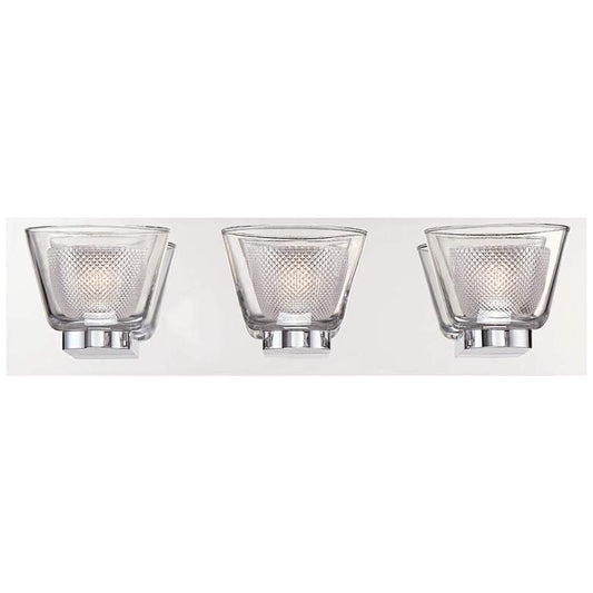 Eurofase Trent 18 3/4" Wide Chrome 3-LED Bath Light