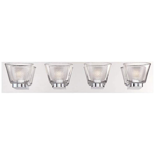 Eurofase Trent 25 1/4" Wide Chrome 4-LED Bath Light