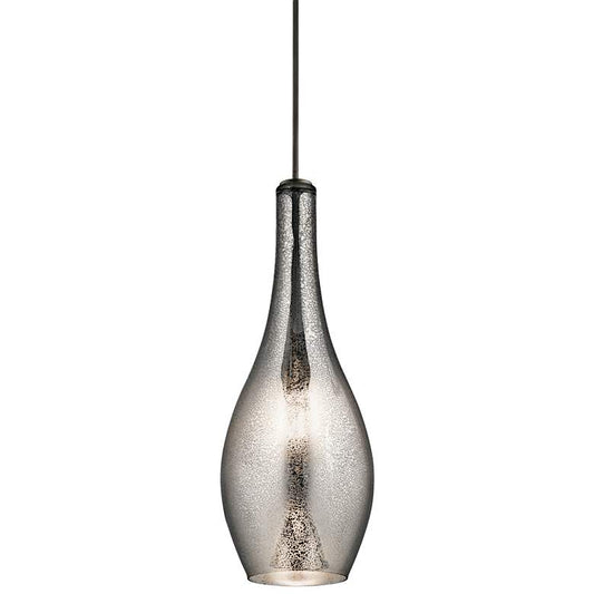 Everly 11" Wide Glass Mini Pendant