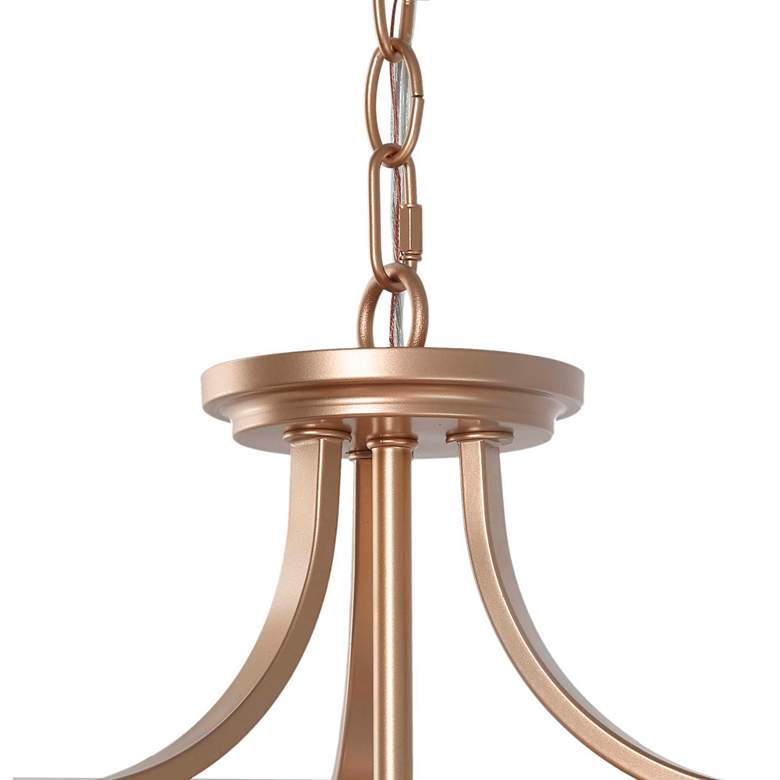 Fanes 17" Wide Gold 3-Light Chandelier