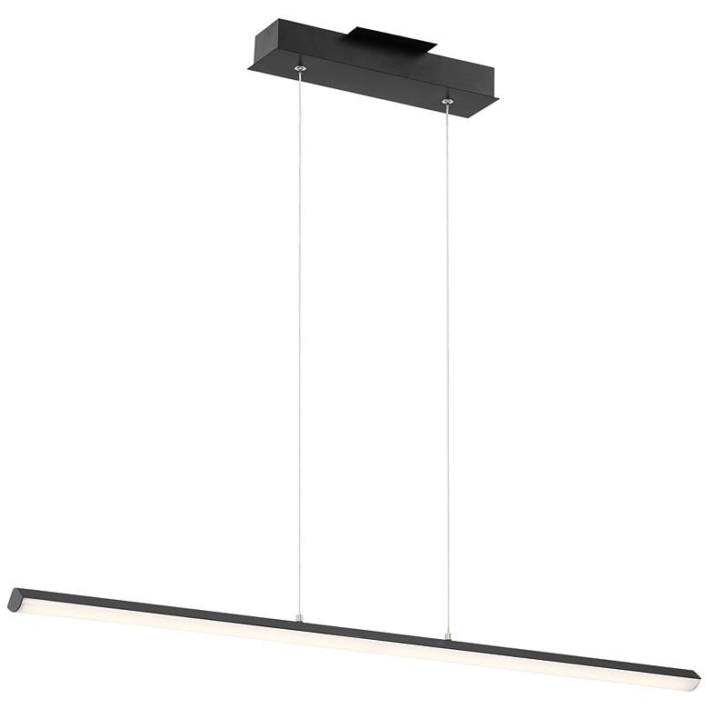 Float 36" Wide Matte Black LED Island Pendant Light