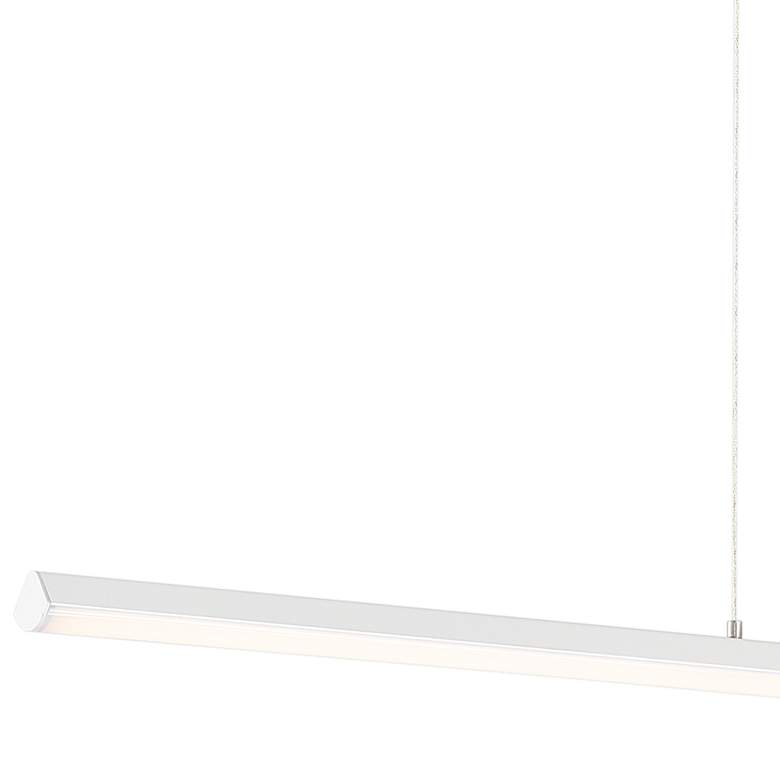 Float 36" Wide Matte White LED Island Pendant Light