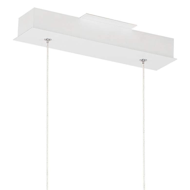 Float 48" Wide Matte White LED Island Pendant Light