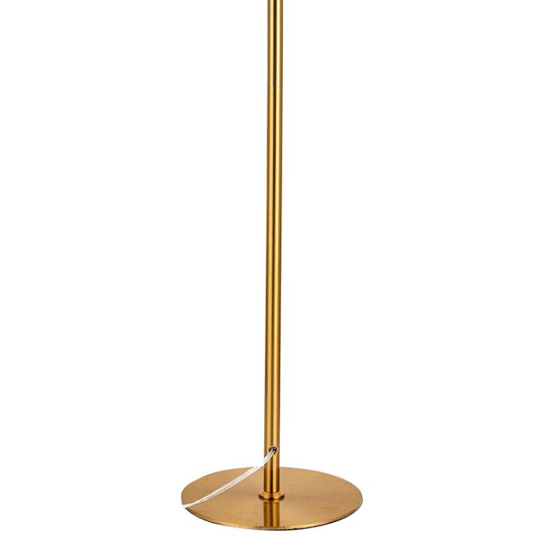 Folgar Aged Brass Metal 2-Light Floor Lamp