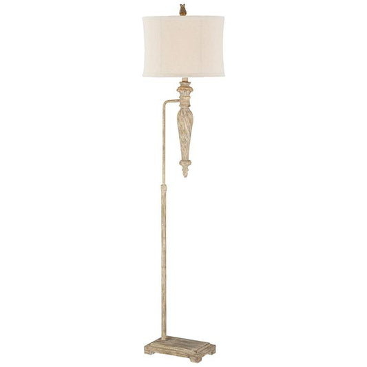 Forty West Eddie Distressed Tan Floor Lamp