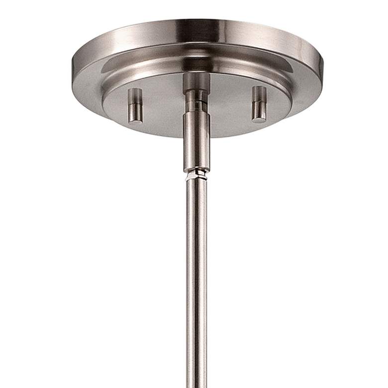 Frame 5 3/4" Wide Brushed Nickel LED Mini Pendant Light