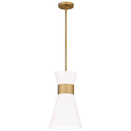 Fremont 1-Lt Aged Brass Mini Pendant