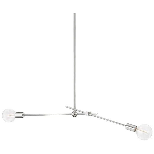 Gale 2 Light Pendant - Polished Nickel