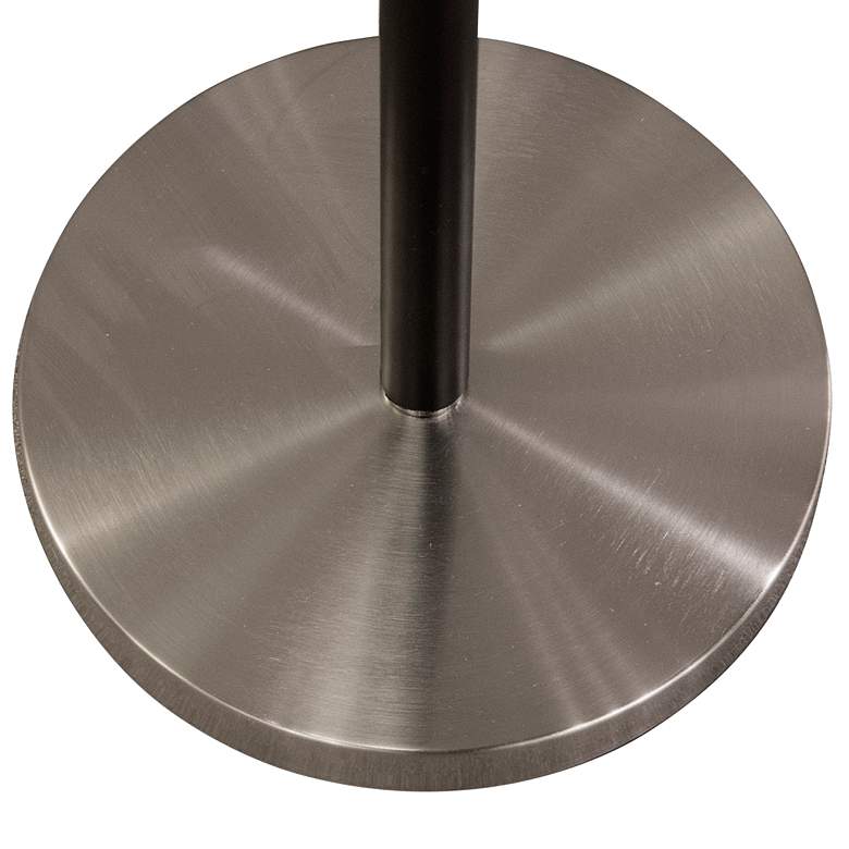 Gander Black Foam Metal Torchiere Floor Lamp