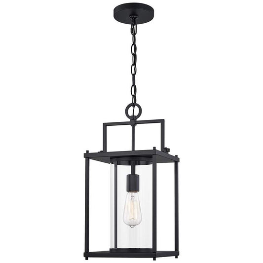 Garrett 1-Lt Matte Black Mini Pendant