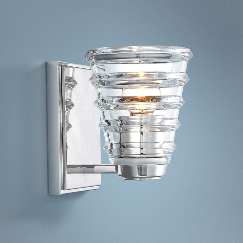 George Kovacs Arctic 6 3/4" High Chrome Wall Sconce