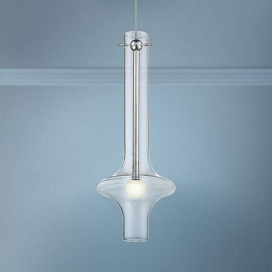 George Kovacs Bottleneck 6 1/2" Wide Chrome LED Mini Pendant