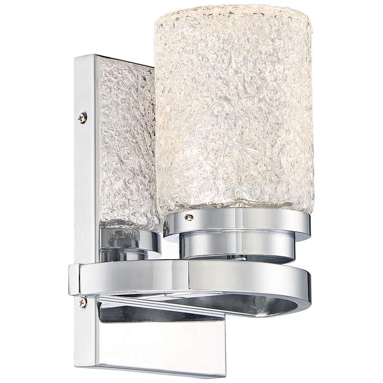 George Kovacs Brilliant 9" High LED Chrome Wall Sconce