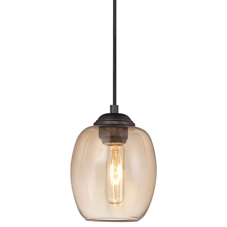 George Kovacs Bubble 6 1/4" Wide Copper Bronze Mini Pendant