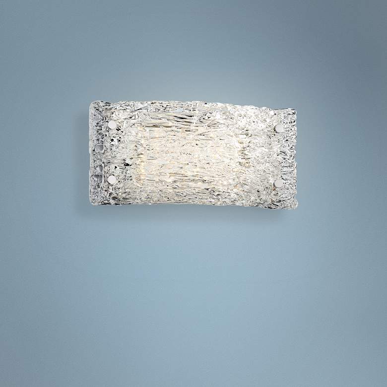 George Kovacs Forest Ice 12" Wide Chrome LED Bath Light