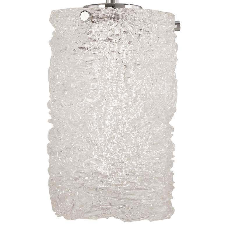 George Kovacs Forest Ice 6" Wide Chrome LED Mini Pendant