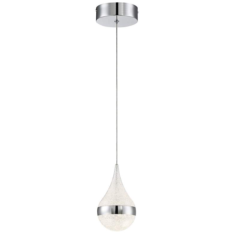 George Kovacs Moonshot 4 3/4"W Chrome LED Mini Pendant Light