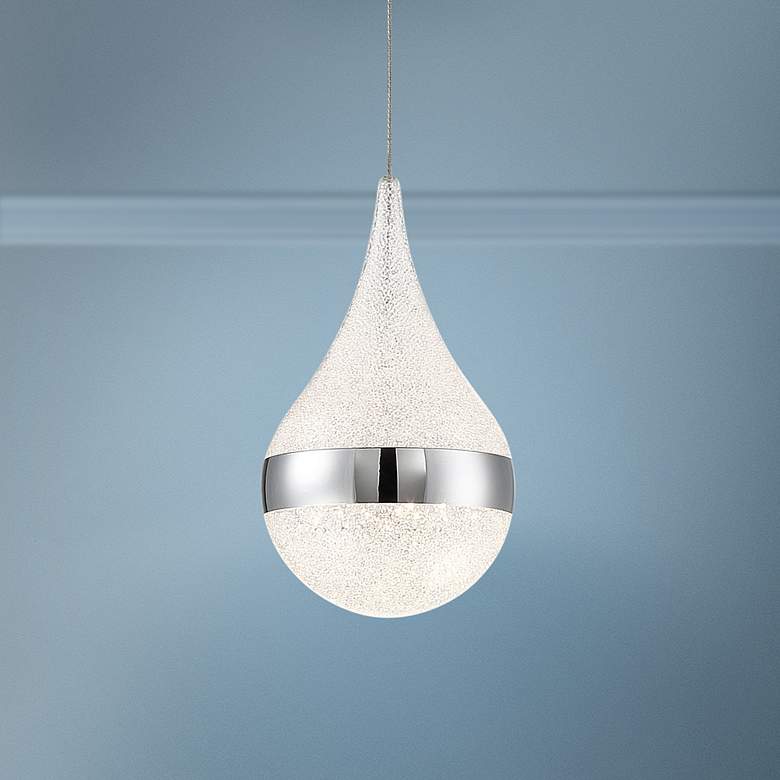 George Kovacs Moonshot 4 3/4"W Chrome LED Mini Pendant Light