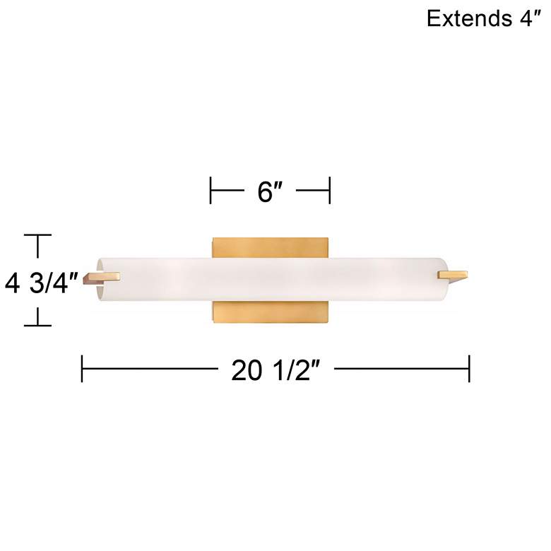 George Kovacs Tube 20 1/2" Wide Bathroom Vanity Light