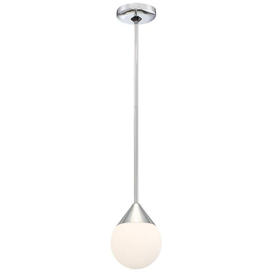 George Kovacs Simple 6" Wide Chrome Mini Pendant