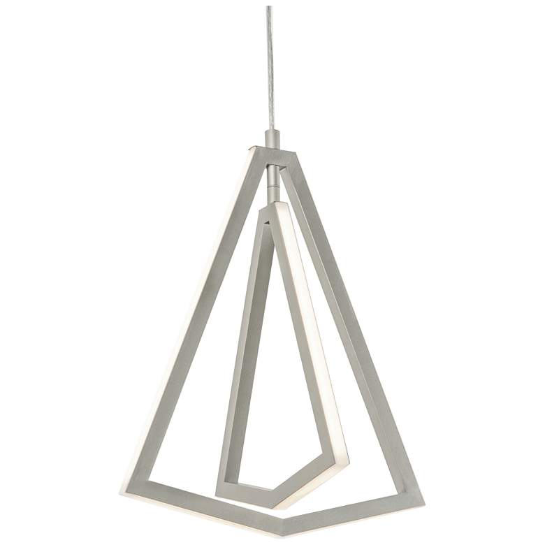 Gianna 15" Pendant - Satin Nickel