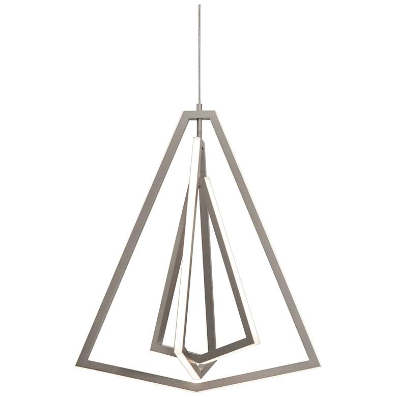Gianna 27" LED Pendant - Satin Nickel