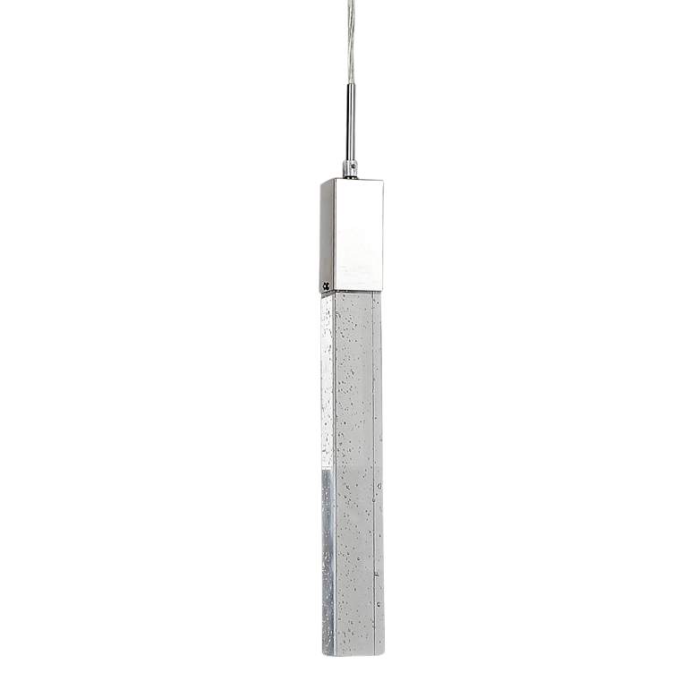 Glacier Ave. 1 1/2" Wide Chrome LED Mini Pendant