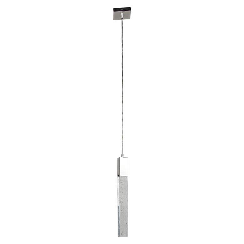 Glacier Ave. 1 1/2" Wide Chrome LED Mini Pendant