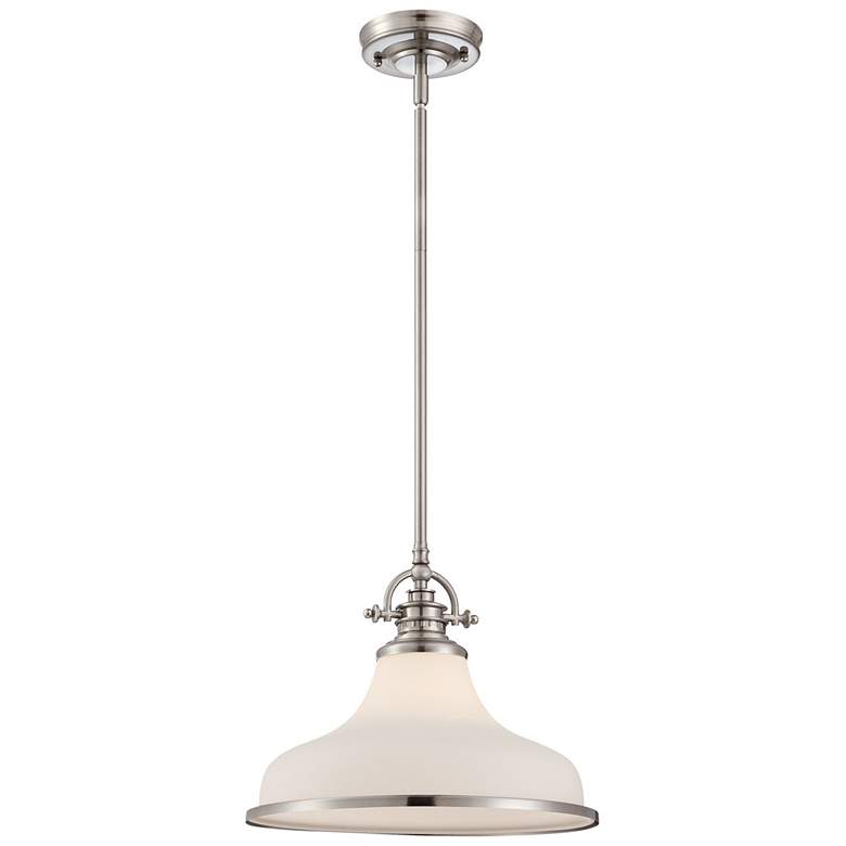 Grant 1 Lt 13.5" Pendant BN