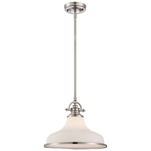 Grant 1 Lt 13.5" Pendant BN